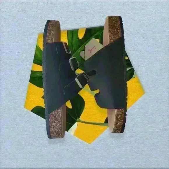 Jeossy Women's Three Buckle Slide Sandals Adjustable Summer Shoe Size 6 - Picture 7 of 9